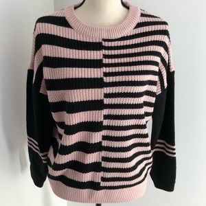 NWT! Catherine Maladrino striped sweater Size S